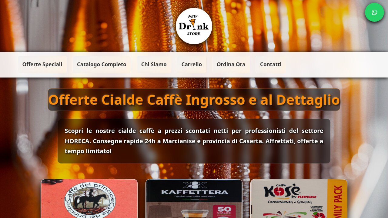Anteprima del sito New Drink Store